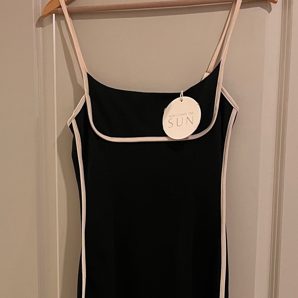 Showpo. Dresses & Skirts - Elegant Black Dress with Cream Accents